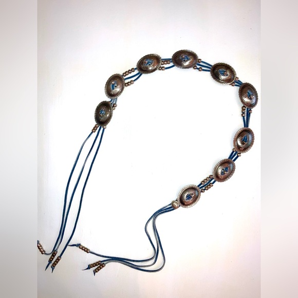 🔴 Black Friday SALE 
Vintage Western Boho Fringe Belt Coastal Cowgirl - Picture 3 of 5